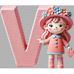 Cartoon letters-CL 631